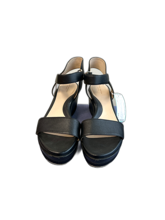 Grand Ambition Shoe Size 8.5 Black Manmade Material open toe Ankle Strap Shoes Black / 8.5