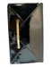 Zac Posen Black Patent Leather Envelope Gold Hardware Interior Mirror Clutch Black
