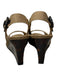 Stuart Weitzman Shoe Size 7 Brown Fabric Weave Peep Toe Slingback Shoes Brown / 7