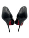 Christian Louboutin Shoe Size 37 Black Leather Upper Pointed Toe Stiletto Pumps Black / 37