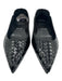 Christian Louboutin Shoe Size 38 Black Leather Upper Patent Snake Scale Flats Black / 38
