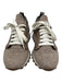 Brunello Cucinelli Shoe Size 37 Taupe Beige Textile & Leather Upper Sneakers Taupe Beige / 37