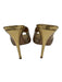 Gianvito Rossi Shoe Size 37.5 Gold, Brown & Orange Leather & PVC Upper Sandals Gold, Brown & Orange / 37.5