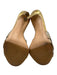 Gianvito Rossi Shoe Size 37.5 Gold, Brown & Orange Leather & PVC Upper Sandals Gold, Brown & Orange / 37.5