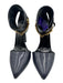 Gucci Shoe Size 36.5 Midnight blue Leather Upper Patent Pointed Toe Pumps Midnight blue / 36.5
