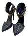 Gucci Shoe Size 36.5 Midnight blue Leather Upper Patent Pointed Toe Pumps Midnight blue / 36.5