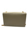 Saint Laurent Cream White Caviar Leather Magnetic  Flap Gold Hardware Bag Cream White / S