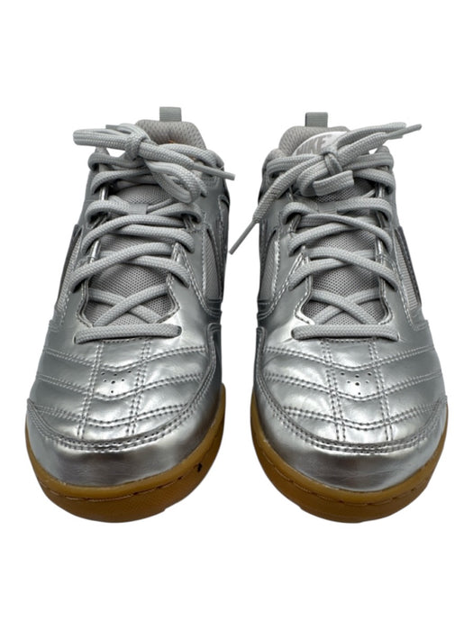 Nike Shoe Size 5.5 Silver Synthetic Lace Up Metallic accents Shoes Silver / 5.5