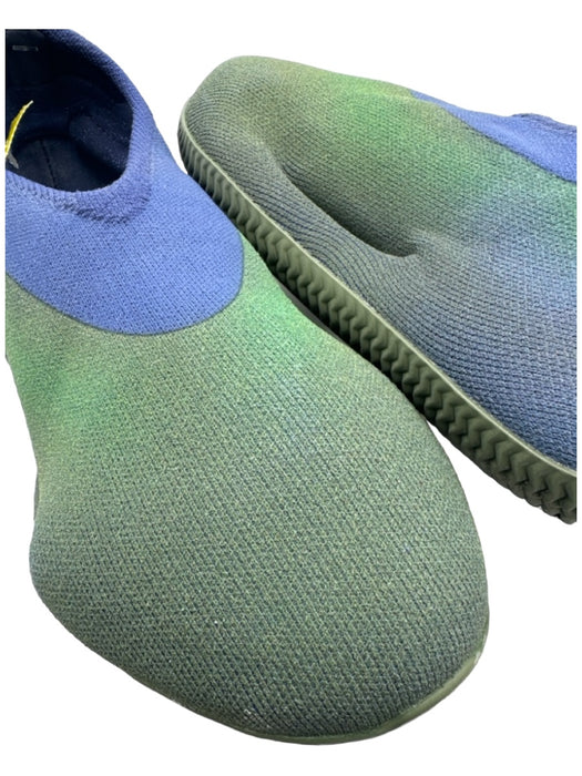 Yeezy Adidas Shoe Size 5 Green & Blue Synthetic Knit round toe Chunky Sneakers Green & Blue / 5