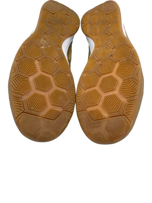 Nike Shoe Size 5.5 Gold Synthetic Lace Up Metallic accents Rubber Outsole Shoes Gold / 5.5