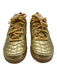 Nike Shoe Size 5.5 Gold Synthetic Lace Up Metallic accents Rubber Outsole Shoes Gold / 5.5
