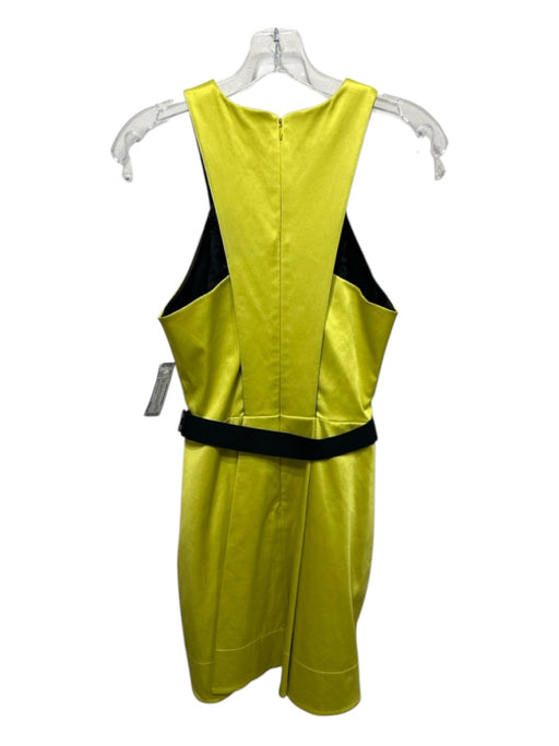 Robert Rodriguez Size 6 Green Cotton Blend Short Sleeve Panel Detail Dress Green / 6