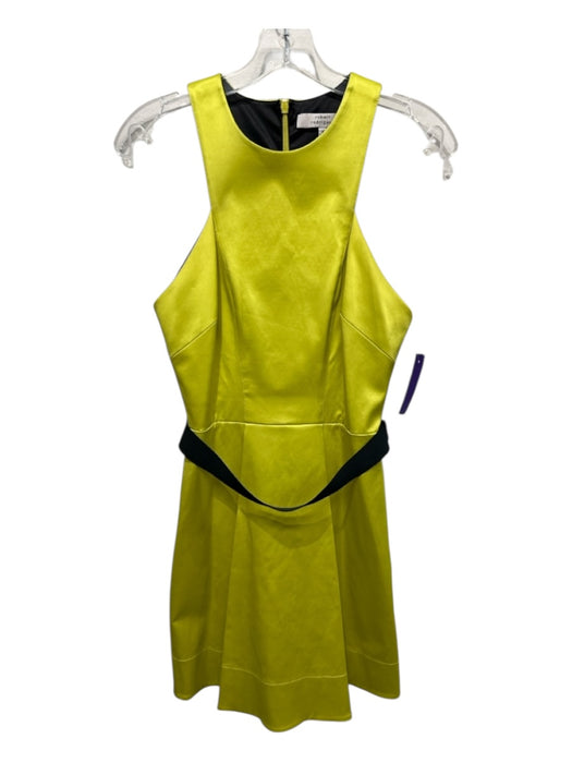 Robert Rodriguez Size 6 Green Cotton Blend Short Sleeve Panel Detail Dress Green / 6