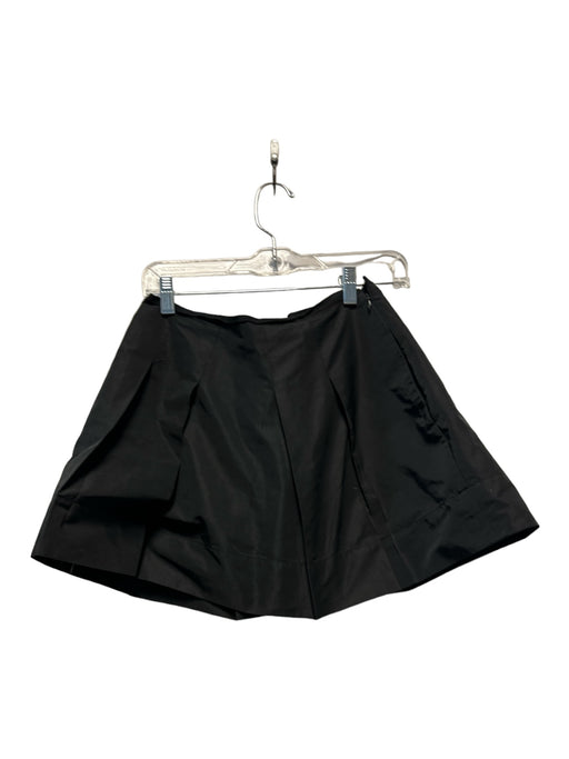 BCBG Maxazria Size Est S Black Pleated Mini Skirt Black / Est S