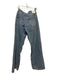 Zara Size 10 Med Light Wash Cotton High Waist Wide Leg Jeans Med Light Wash / 10