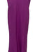 Aijek Size 1/S Purple Polyester Spaghetti Strap V Neck Structured Gown Purple / 1/S