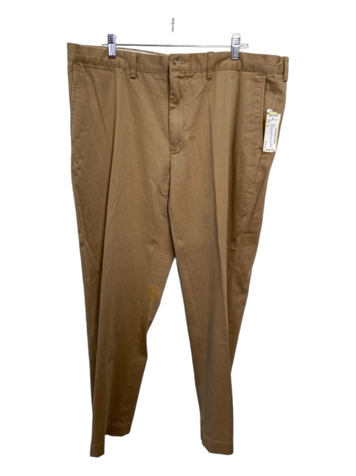Polo Size 42 Dark Tan Cotton Blend Solid Khaki Men's Pants 42