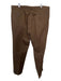 Polo Size 42 Dark Brown Cotton Blend Solid Khaki Men's Pants 42