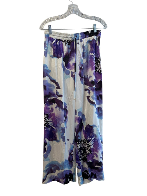 Trina Turk Size M Purple & Multi Rayon Elastic & Drawstring Waist Pants Set Purple & Multi / M