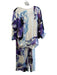 Trina Turk Size M Purple & Multi Rayon Elastic & Drawstring Waist Pants Set Purple & Multi / M