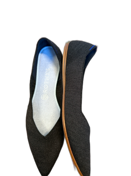 Rothy's Shoe Size 10 Charcoal Recycled Plastic Pointed Toe Flats Charcoal / 10