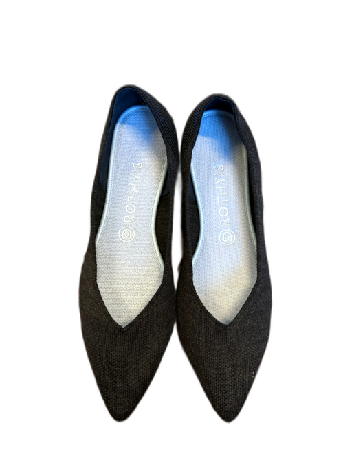 Rothy's Shoe Size 10 Charcoal Recycled Plastic Pointed Toe Flats Charcoal / 10