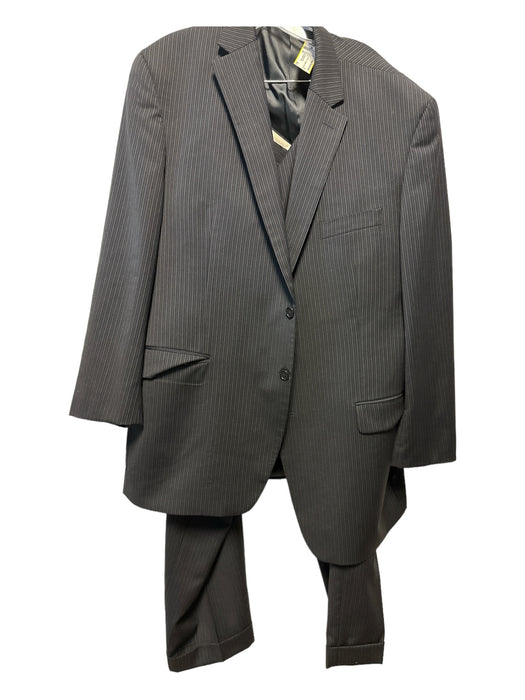 Lauren Ralph Lauren Navy & White Pinstripe 2 Button Men's Suit 43