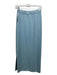 St John Size EST 2 Blue Wool Midi Skirt Blue / EST 2