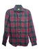 Sid Mashburn Size S Green & Pink Cotton Plaid Flannel Men's Long Sleeve Shirt S