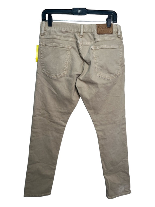 Polo Size 32 Tan Cotton Blend Solid Jean Men's Pants 32