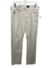 AG Size 30 Off White Cotton Blend Solid Khakis Men's Pants Off White / 30