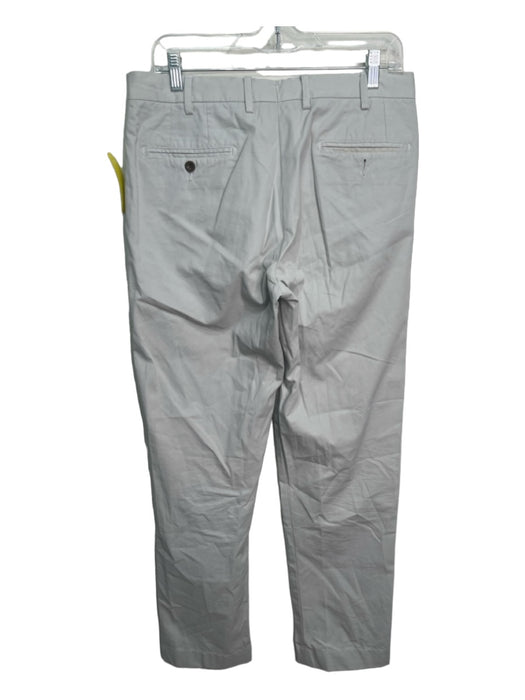 Sid Mashburn Size 32 Light Beige Cotton Blend Solid Khakis Men's Pants 32