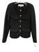 Veronica Beard Size Small Black & Gold Polyester Blend Long Sleeve Jacket Black & Gold / Small