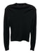 J Crew Size Small Black Merino Wool Long Sleeve Knit Top Black / Small