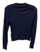 J Crew Size Small Navy Blue Merino Wool Long Sleeve Knit Top Navy Blue / Small