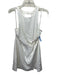 For Love & Lemons Size L White Ecovero Blend Satin Halter Cutout Dress White / L