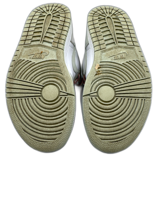Nike Shoe Size 7 Sage Green & White Leather Round Toe Contrast Laces Sneakers Sage Green & White / 7