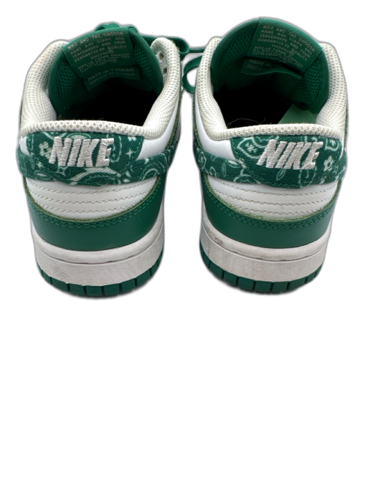 Nike Shoe Size 7 Kelly Green & white Leather Canvas Bandana Lace Up Sneakers Kelly Green & white / 7
