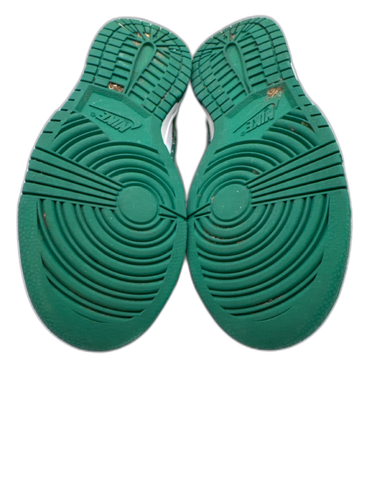 Nike Shoe Size 7 Kelly Green & white Leather Canvas Bandana Lace Up Sneakers Kelly Green & white / 7