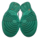 Nike Shoe Size 7 Kelly Green & white Leather Canvas Bandana Lace Up Sneakers Kelly Green & white / 7