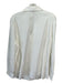 Lafayette Size 16 White Cotton V Neck Collar Long Sleeve Top White / 16