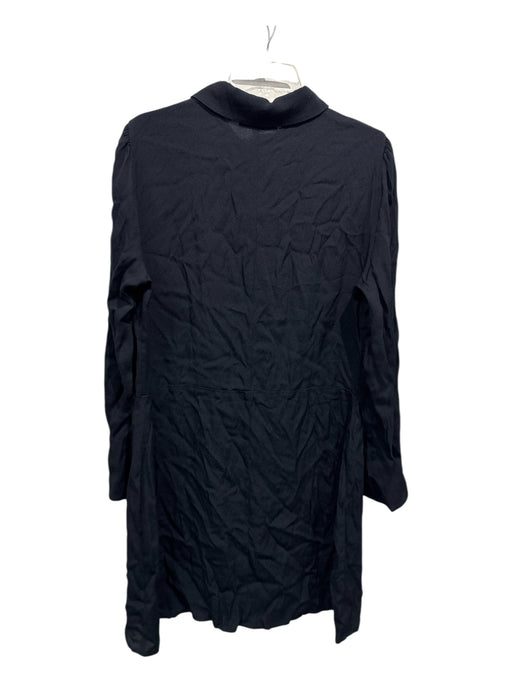 Reformation Size 12 Black & Gold Viscose & Rayon Long Sleeve Paneled Dress Black & Gold / 12