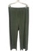 Only Carmakoma Size XL Sage green Polyester Plisse Straight Leg Pant Set Sage green / XL
