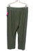 Only Carmakoma Size XL Sage green Polyester Plisse Straight Leg Pant Set Sage green / XL