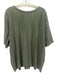 Only Carmakoma Size XL Sage green Polyester Plisse Straight Leg Pant Set Sage green / XL