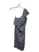 Velvet Size S Navy & white Viscose One Shoulder Checkered Dress Navy & white / S