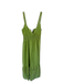 Calypso St. Barth Size S Green Cotton Sleeveless Smocked Waist Maxi Dress Green / S