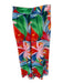 Z Supply Size XS Green, Red, Multi Cotton Blend Floral Stretch Waist Pants Green, Red, Multi / XS