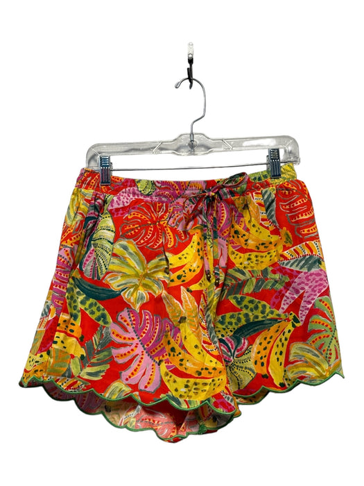 Karlie Size M Multi Cotton Drawstring Jungle Shorts Multi / M