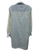 Frank & Eileen Size XS Light Blue Cotton Chambray Fading Button Down Shirt Dress Light Blue / XS